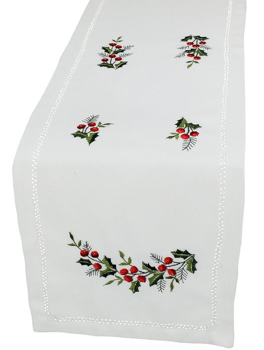 Holly Berry Table Runner